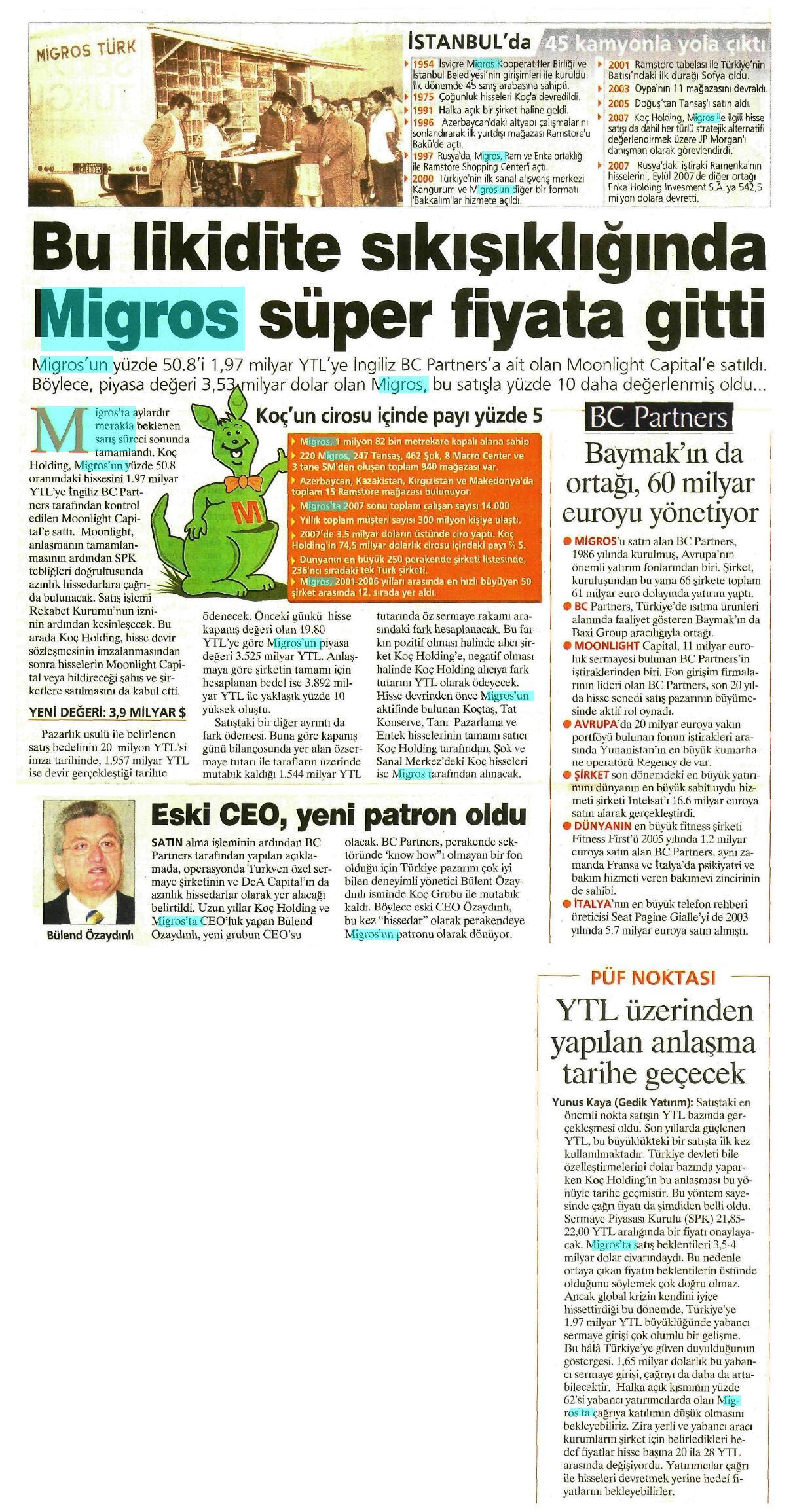 migros in press migros kurumsal